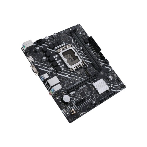 ASUS PRIME H610M-K D4 - Motherboard - micro ATX - LGA1700-Sockel - H610 Chipsatz - USB 3.2 Gen 2, US Produktbild Additional View 2 L
