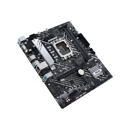 ASUS PRIME H610M-A D4-CSM - Motherboard - micro ATX - LGA1700-Sockel - H610 Chipsatz - USB 3.2 Gen 2 Produktbild Additional View 1 L
