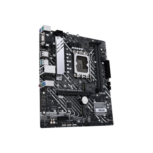 ASUS PRIME H610M-A D4-CSM - Motherboard - micro ATX - LGA1700-Sockel - H610 Chipsatz - USB 3.2 Gen 2 Produktbild Additional View 4 L