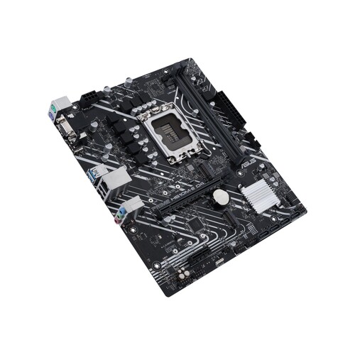 ASUS PRIME H610M-E D4-CSM - Motherboard - micro ATX - LGA1700-Sockel - H610 Chipsatz - USB 3.2 Gen 1 Produktbild Additional View 3 L
