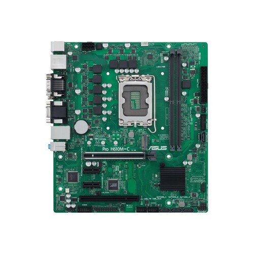 ASUS Pro H610M-C-CSM - Motherboard - micro ATX - LGA1700-Sockel - H610 Chipsatz - USB 3.2 Gen 1, USB Produktbild