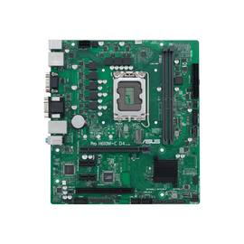 ASUS PRO H610M-C D4-CSM - Motherboard - micro ATX - LGA1700-Sockel - H610 Chipsatz - USB 3.2 Gen 1 - Produktbild