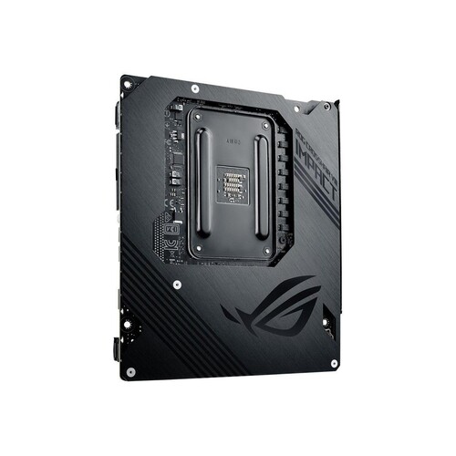 ASUS ROG Crosshair VIII Impact - Motherboard - ATX - Socket AM4 - AMD X570 Chipsatz - USB-C Gen2, US Produktbild Additional View 1 L
