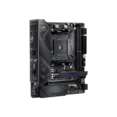 ASUS ROG Crosshair VIII Impact - Motherboard - ATX - Socket AM4 - AMD X570 Chipsatz - USB-C Gen2, US Produktbild Additional View 4 L