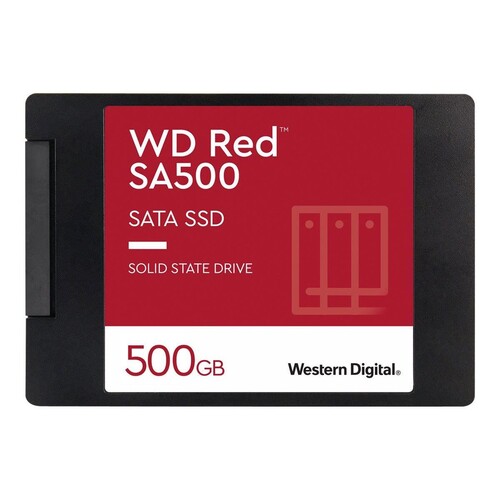 WD Red SA500 WDS500G1R0A - SSD - 500 GB - intern - 2.5" (6.4 cm) - SATA 6Gb/s Produktbild Additional View 2 L