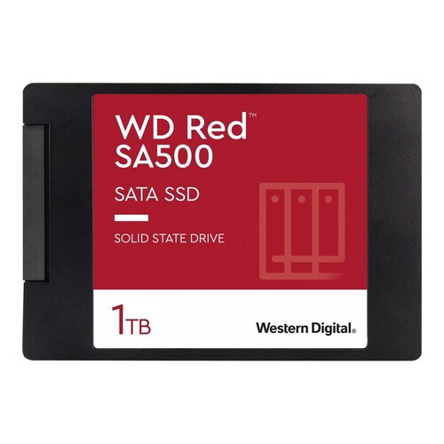 WD Red SA500 WDS100T1R0A - SSD - 1 TB - intern - 2.5" (6.4 cm) - SATA 6Gb/s Produktbild Additional View 1 L