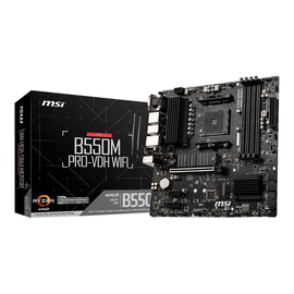 MSI B550M PRO-VDH WIFI - Motherboard - micro ATX - Socket AM4 - AMD B550 Chipsatz - USB-C Gen1, USB Produktbild
