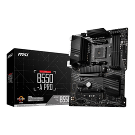 MSI B550-A PRO - Motherboard - ATX - Socket AM4 - AMD B550 Chipsatz - USB-C Gen2, USB-C Gen1, USB 3. Produktbild