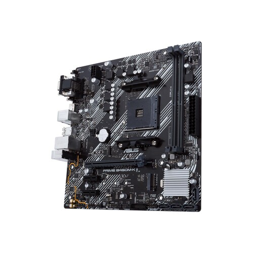 ASUS PRIME B450M-K II - Motherboard - micro ATX - Socket AM4 - AMD B450 Chipsatz - USB 3.2 Gen 1 - G Produktbild