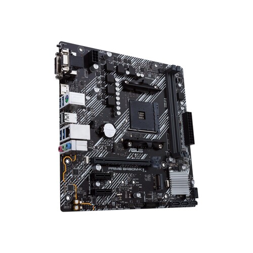 ASUS PRIME B450M-K II - Motherboard - micro ATX - Socket AM4 - AMD B450 Chipsatz - USB 3.2 Gen 1 - G Produktbild Additional View 1 L