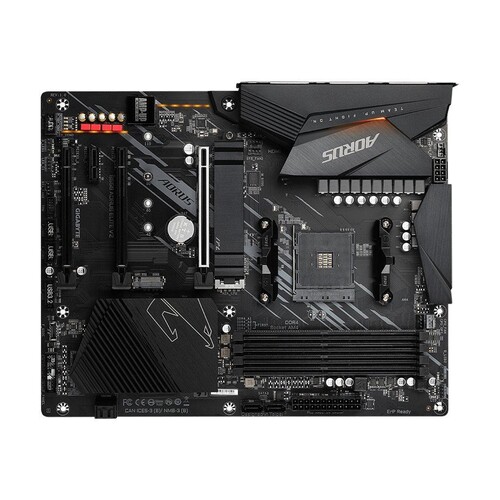 Gigabyte B550 AORUS Elite V2 - 1.0 - Motherboard - ATX - Socket AM4 - AMD B550 Chipsatz - USB 3.2 Ge Produktbild Additional View 2 L