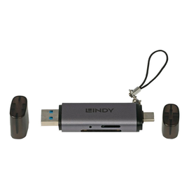 Lindy Kartenleser (SD, SDHC, SDXC, microSD, miniSD, MMC, RS-MMC, MMCmicro, MMCmobile, SDHC UHS-I, SD Produktbild