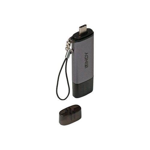Lindy Kartenleser (SD, SDHC, SDXC, microSD, miniSD, MMC, RS-MMC, MMCmicro, MMCmobile, SDHC UHS-I, SD Produktbild Additional View 1 L