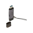 Lindy Kartenleser (SD, SDHC, SDXC, microSD, miniSD, MMC, RS-MMC, MMCmicro, MMCmobile, SDHC UHS-I, SD Produktbild Additional View 2 S