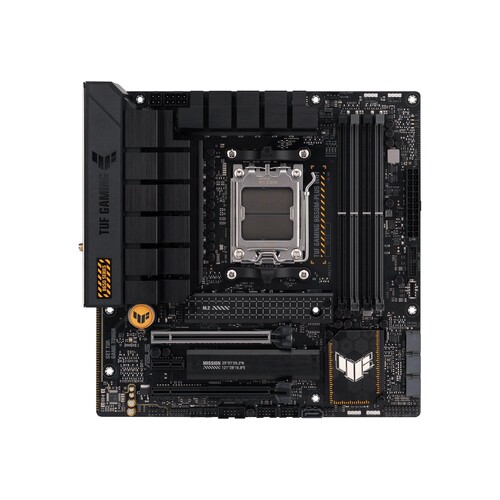 ASUS TUF Gaming B650M-Plus WIFI - Motherboard - micro ATX - Socket AM5 - AMD B650 Chipsatz - USB-C 3 Produktbild Front View L