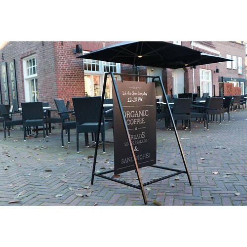 Showdown Kundenstopper Swing Kreidetafel 50x70cm sw Produktbild Additional View 2 L
