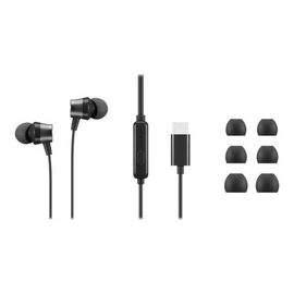 Lenovo Go - Ohrhörer mit Mikrofon - im Ohr - Schwarz Produktbild