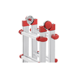 Hailo Leiter M80 7516-007 4x4Sprossen Produktbild Additional View 2 S