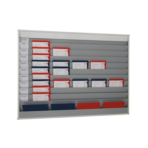 EICHNER Planungstafel 9019-00115 A4 10Schienen 1580x1282mm Produktbild