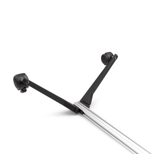 magnetoplan Bein mit Rolle 11112 höhenverstellbares Produktbild Front View L