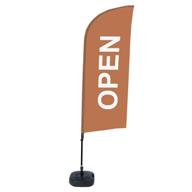 Showdown Beachflag Geöffnet br englisch Produktbild