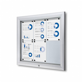 Showdown Schaukasten Outdoor 6xA4 si Produktbild