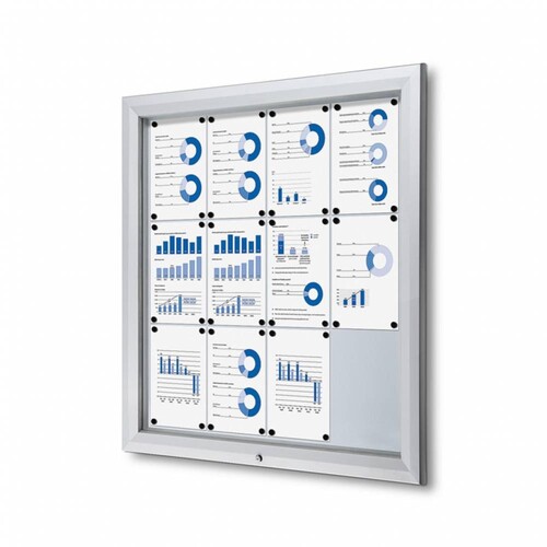 Showdown Schaukasten Outdoor 12xA4 si Produktbild