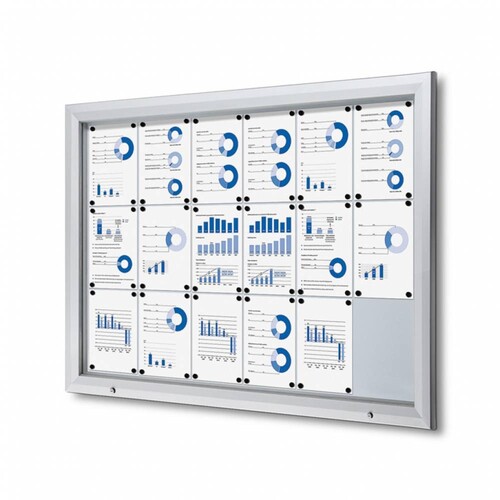 Showdown Schaukasten Outdoor 18xA4 si Produktbild