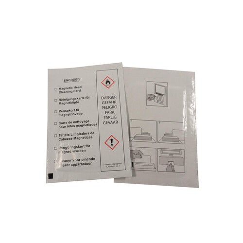 ECS Reinigungskarten EC103-S.020 20 St./Pack. (PACK=20 STÜCK) Produktbild Front View L