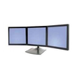 Ergotron DS100 Triple-Monitor Desk Stand - Aufstellung - für 3 LCD-Anzeigen - Aluminium, Stahl - Sch Produktbild Additional View 2 S
