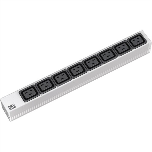Bachmann Steckdosenleiste (Rack - einbaufähig) - Eingabe, Eingang IEC 60320 C20 - Ausgangsanschlüsse Produktbild Additional View 1 L