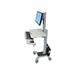 Ergotron WorkFit-C Single LD Sit-Stand Workstation - Wagen - für LCD-Display / PC-Ausrüstung - Grau Produktbild Additional View 3 S