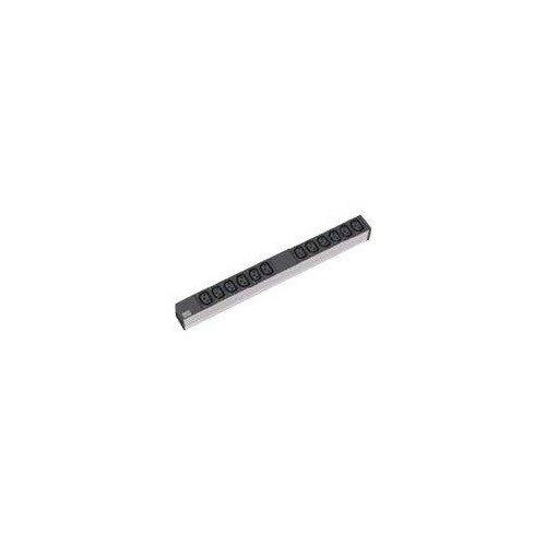 Bachmann LOCKABLE - Steckdosenleiste (Rack - einbaufähig) - Ausgangsanschlüsse: 12 (IEC 60320 C13) Produktbild Front View L