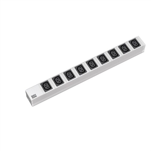 Bachmann Steckdosenleiste (Rack - einbaufähig) - Ausgangsanschlüsse: 9 (IEC 60320 C13) Produktbild Additional View 1 L