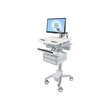 Ergotron Wagen - offene Architektur - für LCD-Display / PC-Ausrüstung - medizinisch - Kunststoff, Al Produktbild
