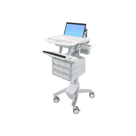 Ergotron Wagen - offene Architektur - für Notebook / PC-Ausrüstung - medizinisch - Kunststoff, Alumi Produktbild