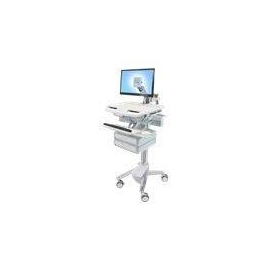 Ergotron Wagen - offene Architektur - für LCD-Display / PC-Ausrüstung - mit LCD-Arm, 2 Schubladen (1 Produktbild