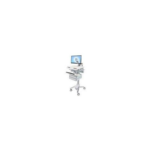 Ergotron Wagen - offene Architektur - für LCD-Display / PC-Ausrüstung - mit LCD-Arm, 2 Schubladen (1 Produktbild Front View L