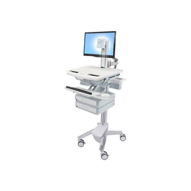 Ergotron Wagen - offene Architektur - für LCD-Display / PC-Ausrüstung - medizinisch - Kunststoff, Al Produktbild
