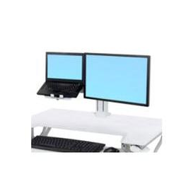 Ergotron WorkFit - Montagekomponente (Wagen-Upgradeset) - für LCD-Display/Notebook - Stahl - weiß - Produktbild