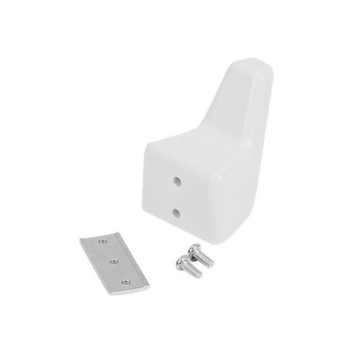 Ergotron Aufbewahrungs-Haken für Wagen - weiß Produktbild Front View L