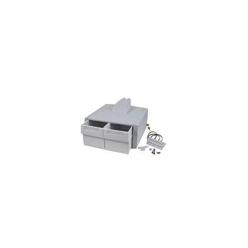Ergotron Primary Double Tall Drawer - Montagekomponente (Auszugsmodul) Produktbild Front View L