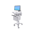 Ergotron Cart with LCD Arm, 3 Drawers - Wagen - offene Architektur - für LCD-Display / PC-Ausrüstung Produktbild
