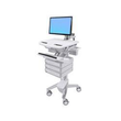 Ergotron Cart with LCD Arm, 3 Drawers - Wagen - offene Architektur - für LCD-Display / PC-Ausrüstung Produktbild Additional View 1 S