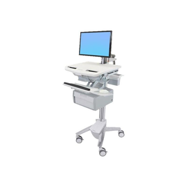 Ergotron SV43 - Wagen - offene Architektur - für LCD-Display / PC-Ausrüstung - mit LCD-Arm, Schublad Produktbild