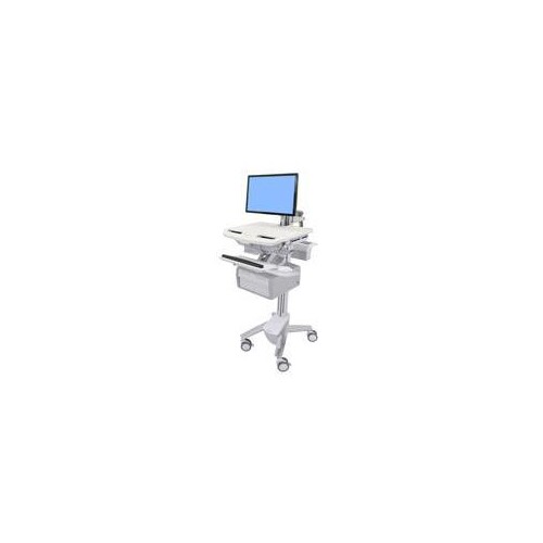 Ergotron Wagen - offene Architektur - für LCD-Display / PC-Ausrüstung - Kunststoff, Aluminium, verzi Produktbild Additional View 1 L