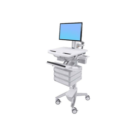 Ergotron Cart with LCD Pivot, 3 Drawers - Wagen - offene Architektur - für LCD-Display / PC-Ausrüstu Produktbild