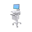 Ergotron Cart with LCD Pivot, 3 Drawers - Wagen - offene Architektur - für LCD-Display / PC-Ausrüstu Produktbild Additional View 1 S