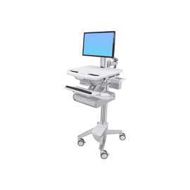 Ergotron Cart with LCD Pivot, 2 Drawers - Wagen - offene Architektur - für LCD-Display / PC-Ausrüstu Produktbild