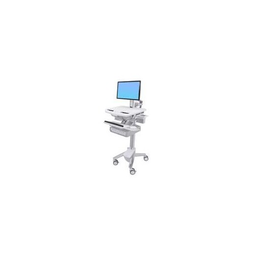 Ergotron Cart with LCD Pivot, 2 Drawers - Wagen - offene Architektur - für LCD-Display / PC-Ausrüstu Produktbild Additional View 3 L